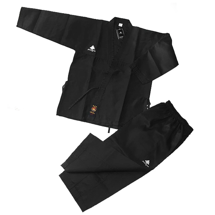 Black Karate Diamond Fabric Martial Arts Uniforms Karate Suits Buy