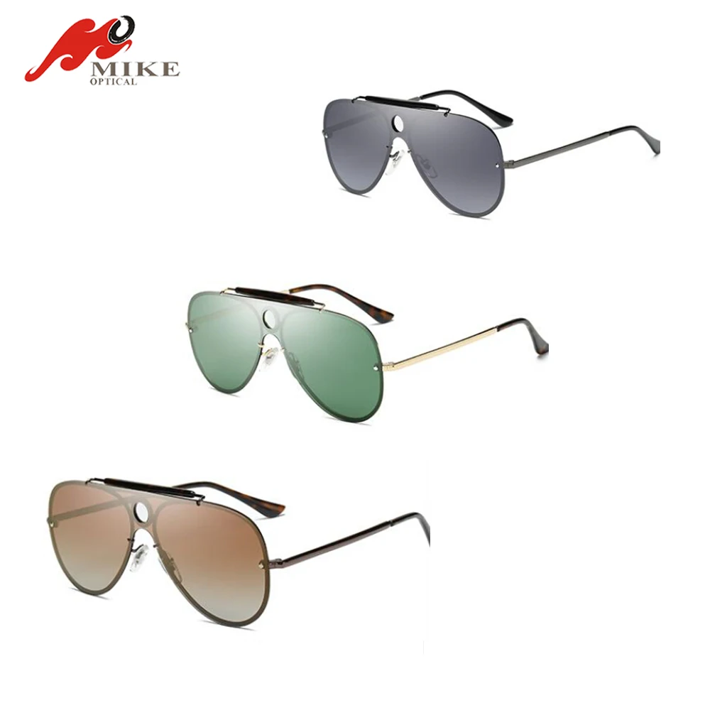 

New arrival ready goods round metal brand sunglasses