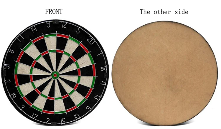 thumbnail image 2 of CyeeLife Professional 18-inch Sisal Dartboard For Steel Tip Darts - Tournament Quality Bristle Board 2 of 11