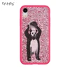 CTUNES Panda Ice Bucket Challenge Shockproof Glitter Sparkle Bling Hard Cover Soft TPU Bumper Protective Case For iPhone X / XS
