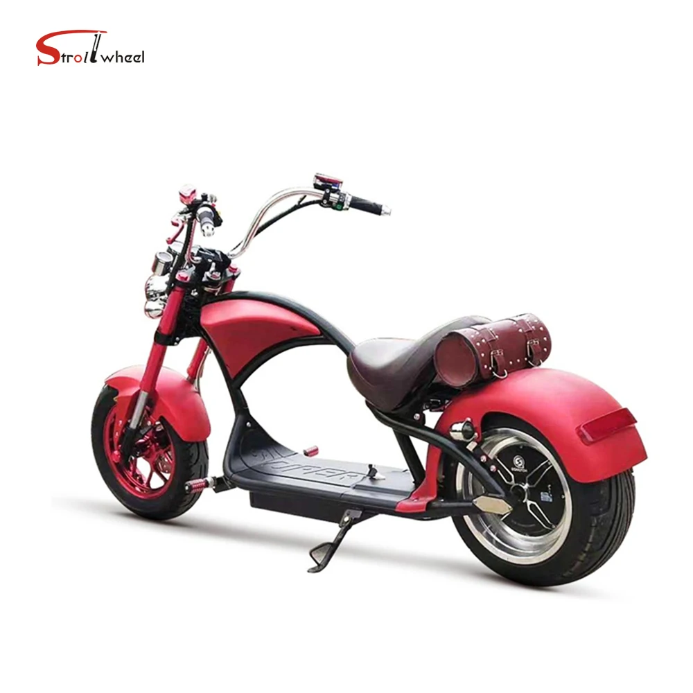 

Europe Warehouse Germany Citycoco Scooter 2000w 1500w Fat Tire Adult Electric Motorcycle with EEC, Red