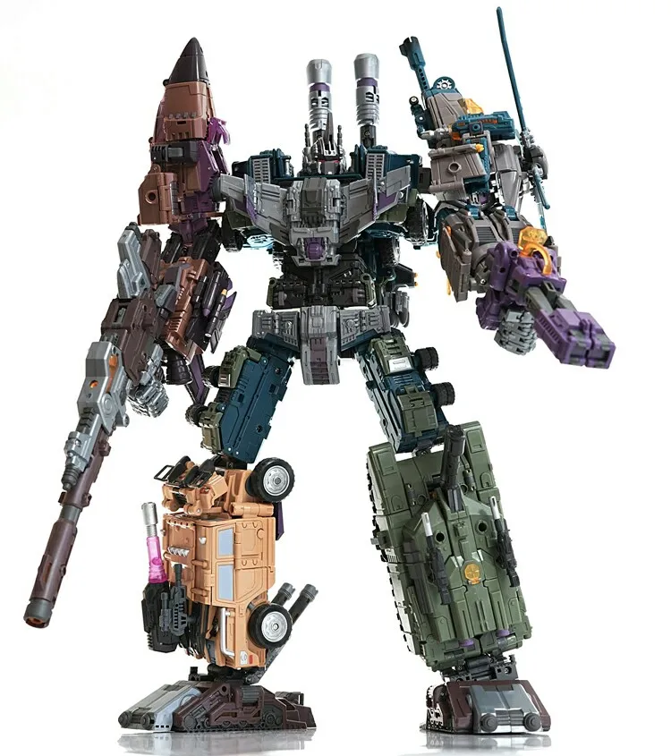 

TRANSFORMATION ROBOT TOYS JINBAO OVERSIZE KO WB BRUTICUS SET OF 5 ACTIOIN FIGURES IN BOX