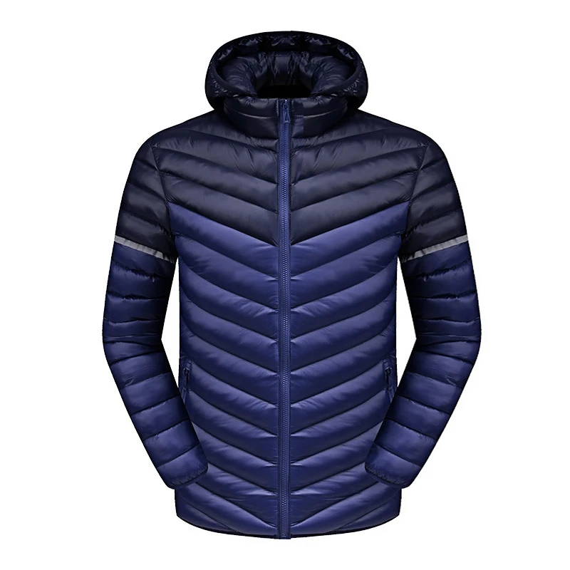 Reversible mens down puffer jacket fabric for down jacket