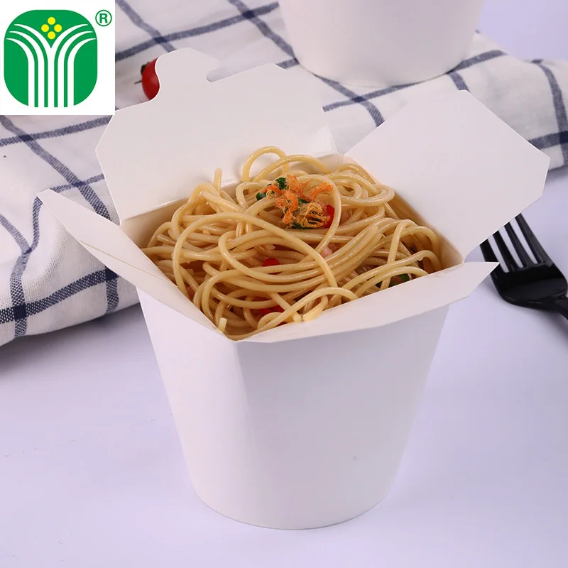 
china factory custom logo print paper noodle box 