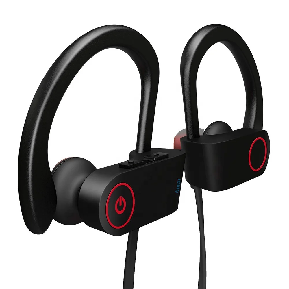 Free Shipping 2year Warranty Wireless Sport Bluetooth Headphone Waterproof HD Stereo Sweatproof Earbuds Noise Cancelling Headset
