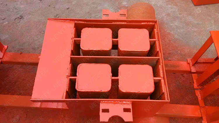 interlocking manual concrete cement brick block making machine