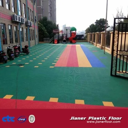 Pp Outdoor Kindergarten Children Playground Interlocking Flooring - Buy