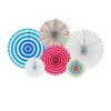 Sky Blue Paper Rosettes baby boy nursery baby shower its a boy photo prop light blue wall covering decorations kids birthday