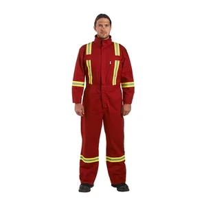 Custom Made Industrial Safety Coveralls With Reflector Uniform Custom Made Industrial Safety Coveralls With Reflector Uniform