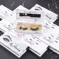 

Wholesale cruelty free 3d mink eyelashes private label eyelash box pink glitter custom eyelash packaging