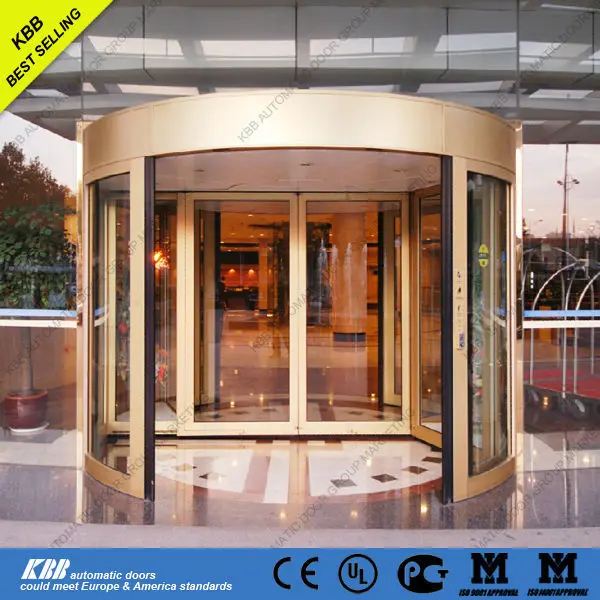 Ka022 Two Wings Automatic Revolving Door Siemens Control System