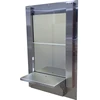 Custom Stainless Steel pass through transaction windows with bullet proof glass