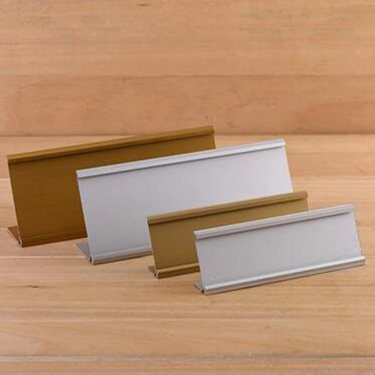 High Quality Custom Design Clear Acrylic Desk Name Plate Holder