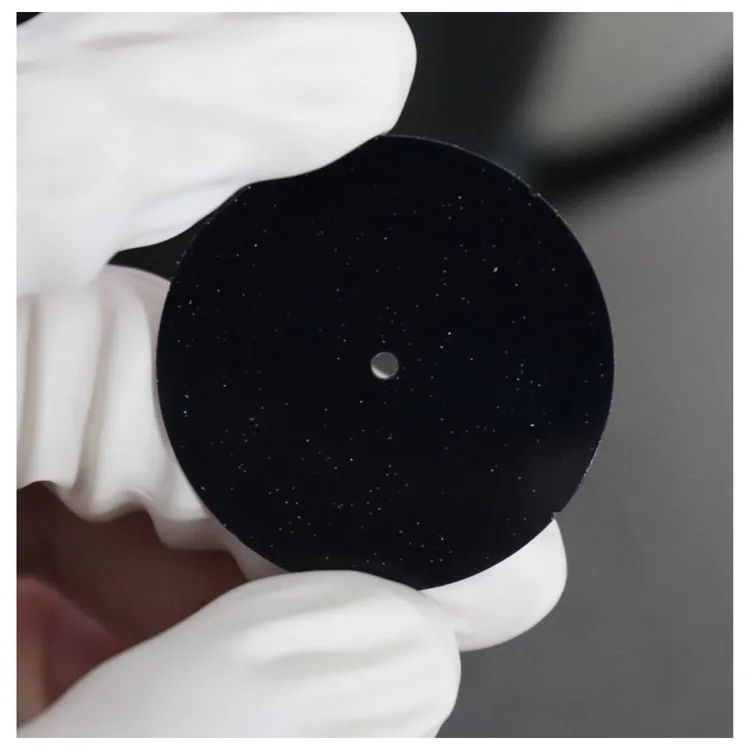 

Black Enamel Star Dial Custom Watch Parts Dial