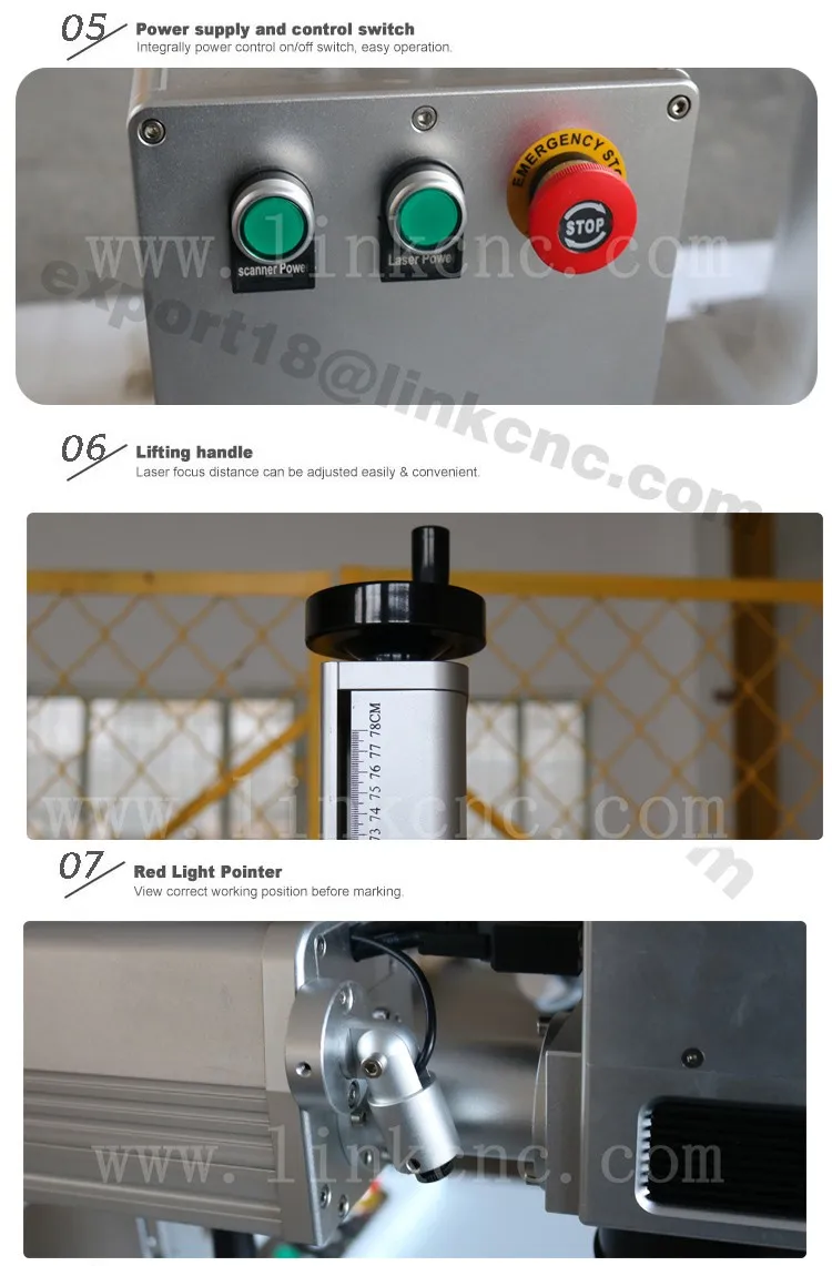 20w 30w mini portable fiber source laser engraving metal , fiber laser marking machine price