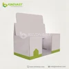 CMYK corrugated countertop stands for stationary documents in store