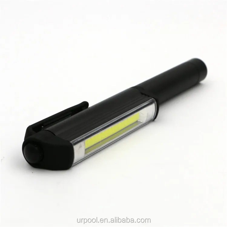 pen shaped led torch light cob pen torch light cute pen light