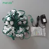 led module, WS2811 pixel point, DC12V input,with C9 cover;50pcs a string