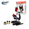 Children plastic mini microscope toy visual training science experimental optical microscope toy