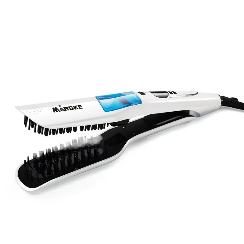 

LCD Digital Hair Brush Straightener Spray Steam Hair Straightener Comb Hair Brush, N/a