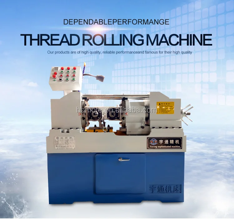 Industrial Thread Rolling Machine Threading Machine Steel Rod Threading ...