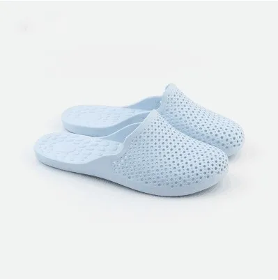 

The air hole design is tough and durable for indoor and outdoor EVA slippers, Blue/orange