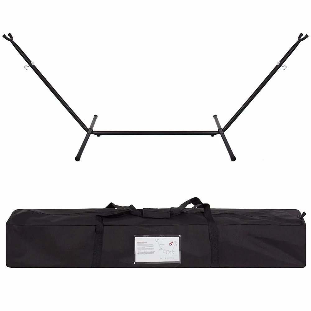 
Promotional Outdoor Products Hammock With Frame Double Space Saving Steel Stand Includes Portable Carrying Case 