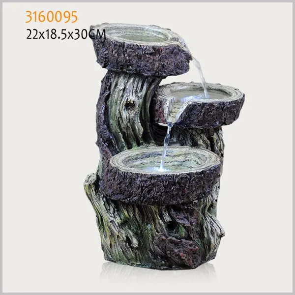 Polyresin indoor table fountain item feng shui mini water fountains