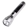 Factory price adjustable solar light parts strong light flashlight with led torch