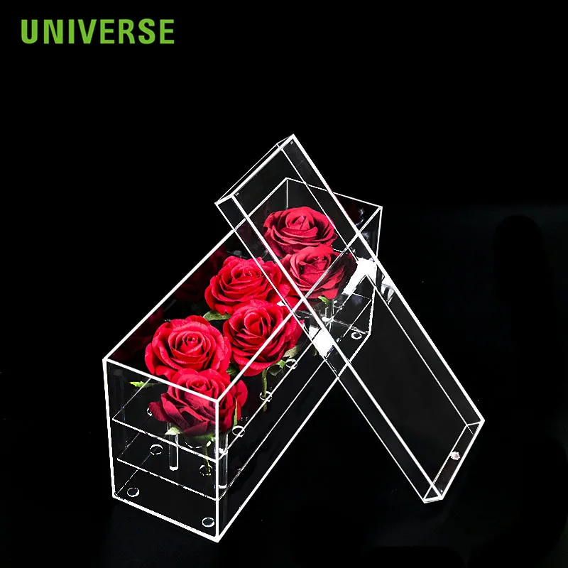 UNIVERSE定制9孔/16孔亚克力高品质包装花盒