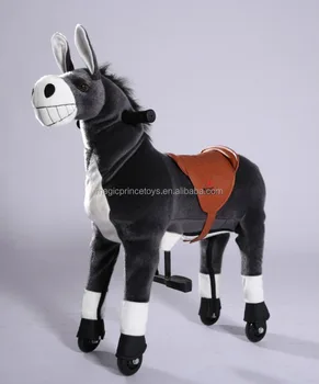 plush animal riding toys