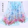 100% Silk Chiffon Personalized Sublimation Printing Custom Square Design Silk Scarf 90*90 Wholesale