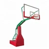 Outdoor high quality hydraulic basketball hoop portable glass basketball goal