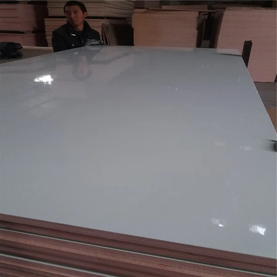 White Glossy Hpl Finished Laminated Plywood 18mm Buy Hpl Finished