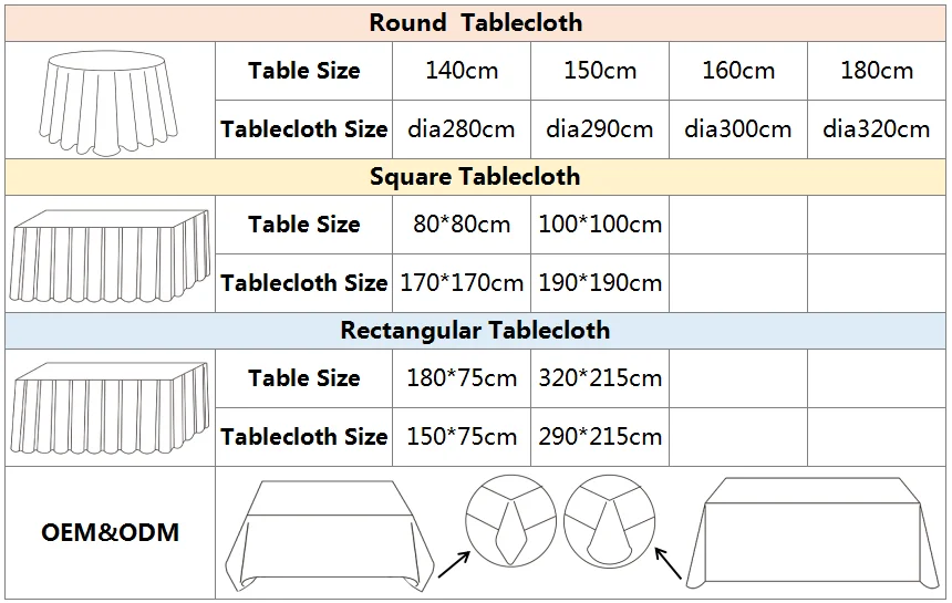 Fancy Wedding Champagne Color Party Tablecloth