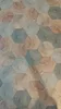 Decorative hexagonal Wood rings tiles