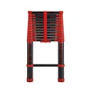 3.8m/12.5FT New Style And High Quality Expensive Red Aluminum Telescopic Ladder For Lidl