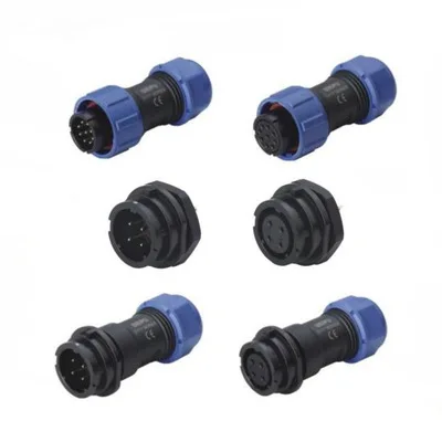 

Industrial ip67 Plastic connector 2 3 4 5 6 7 9 pin SY1710 SY1711 SY1712 weipu power bayonet 2 pin connector