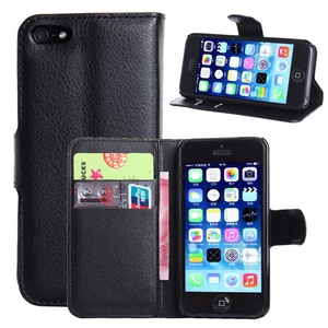 PU Leather Wallet Phone Case iPhone 5 5s 5SE
