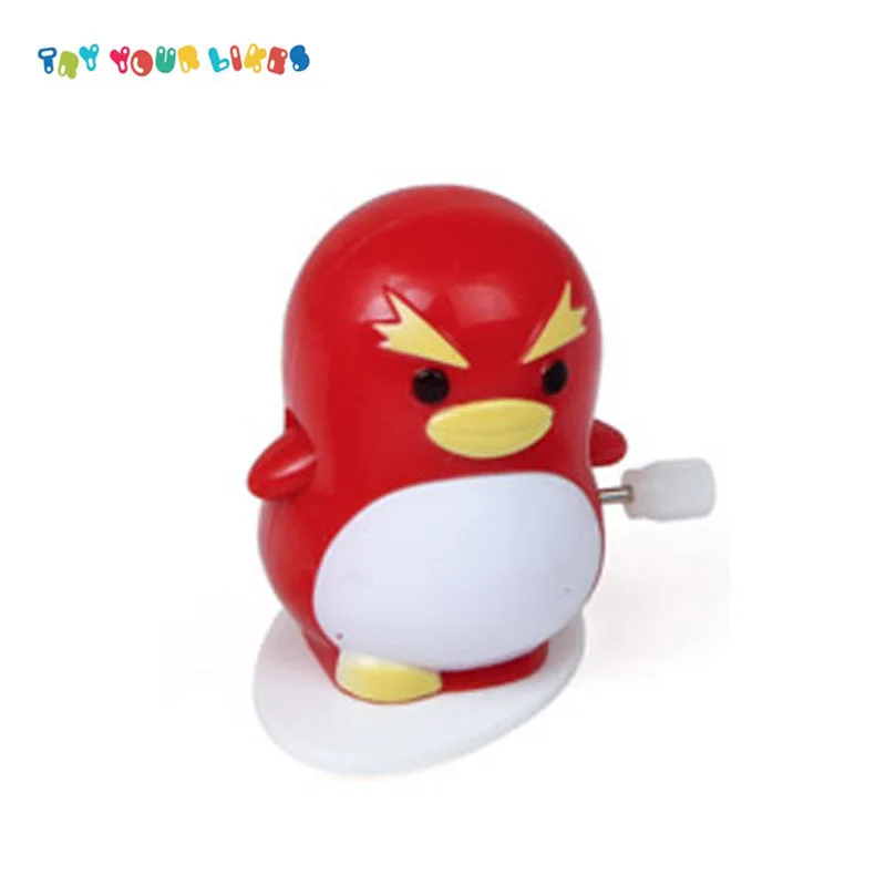 Three Colours Wind Up Walking Penguin Bath Toys For Store Small Gift 