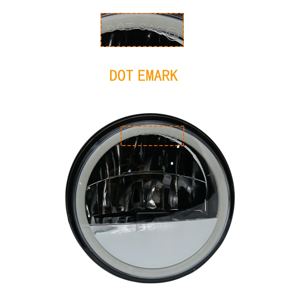 15w 4.5 Inch Projector Fog Lamp For Harley Motor Bike Led Drl Fog Light