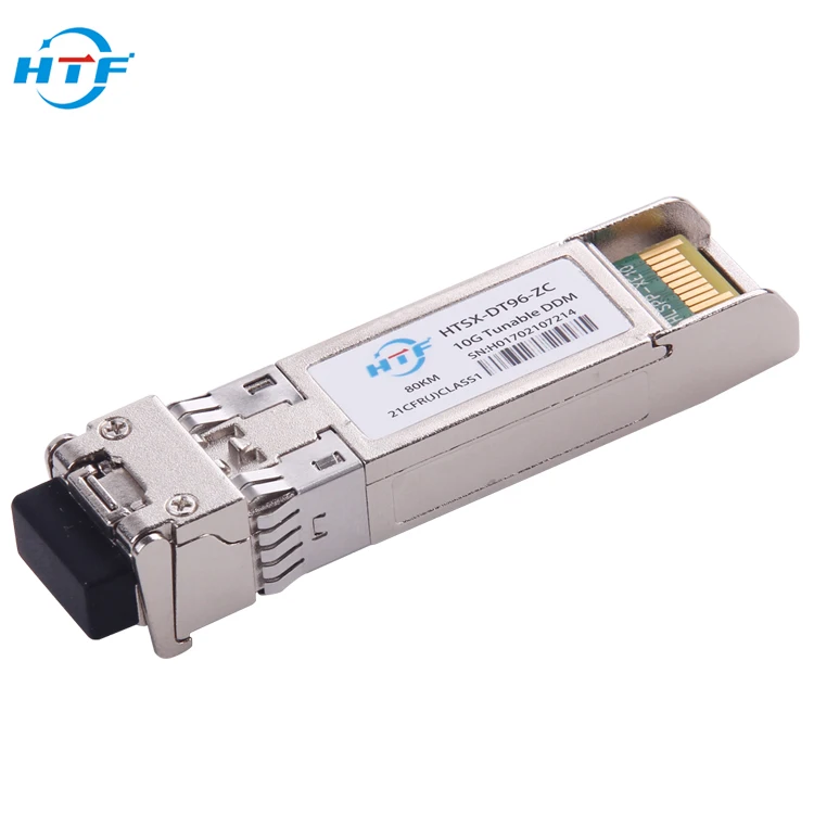 10Gb/s Tunable DWDM 80km SFP+ Optical Transceiver Module