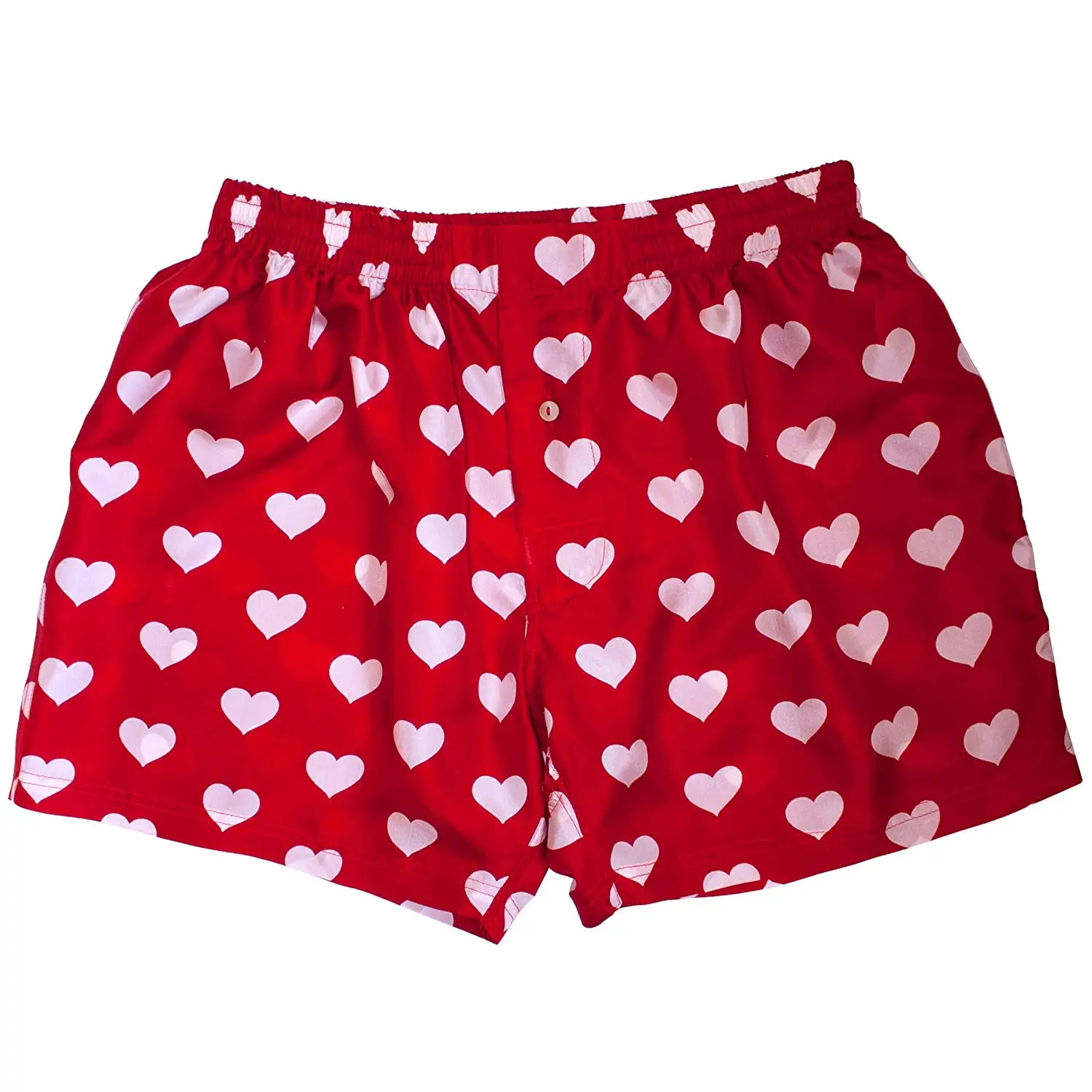 red silk boxer shorts