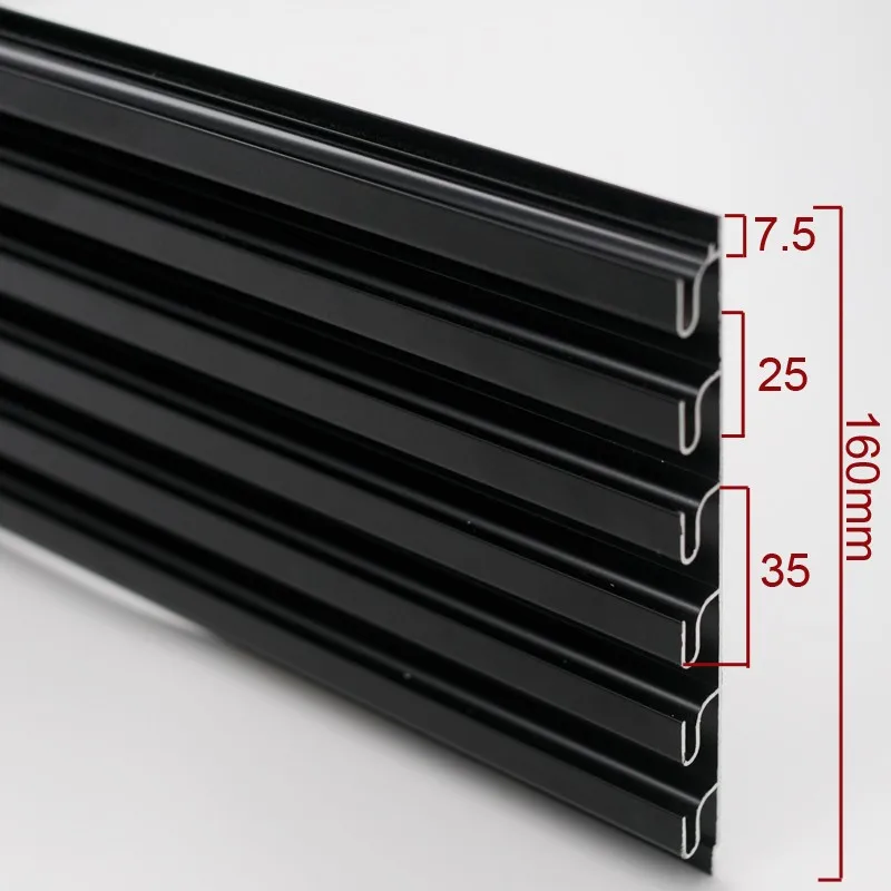 Jh Storefixture Slatwall Panel In Aluminum Powder Coating Surface