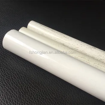 J001 27wg Shining White Color Shower Curtain Rod With Spraying