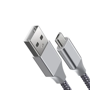 1M High Quality Nylon Braided USB Cable for Micro Android Phone