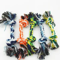 

Eco Friendly Braided Knots Cotton Rope Dental Clean Pet Training Rope Dog Toy in Bulk Selling