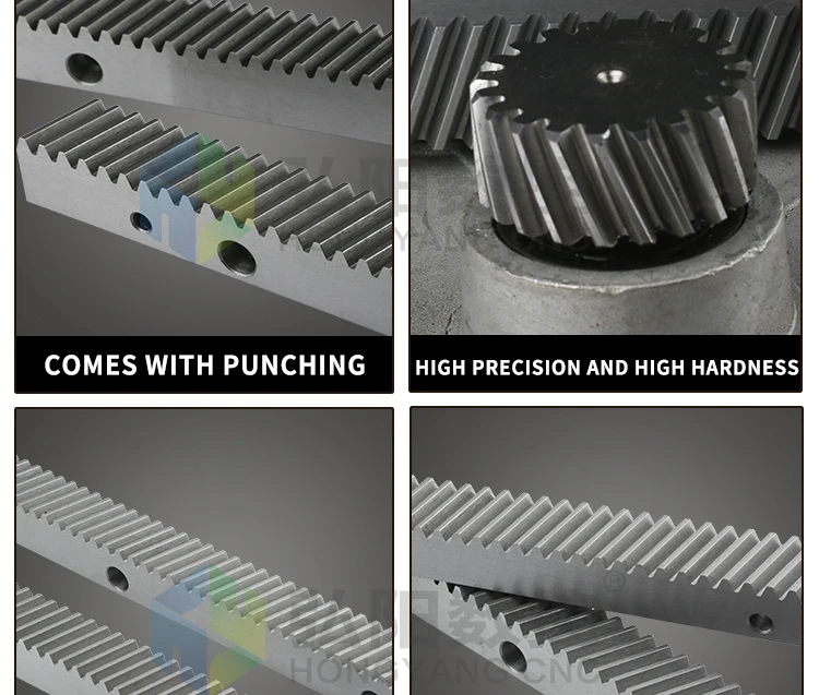 High Precision Helical Gear Racks With Pinions Hongyang Cnc Straight