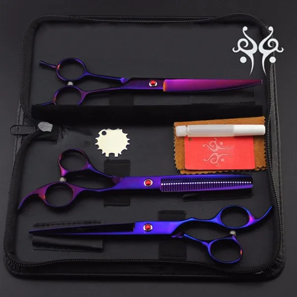 

Professional Pet Grooming Scissor with Round Tip Top pet hair grooming scissors kits