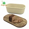 new arrival bamboo fiber tableware breadbox with cap Latest Design bread bin box